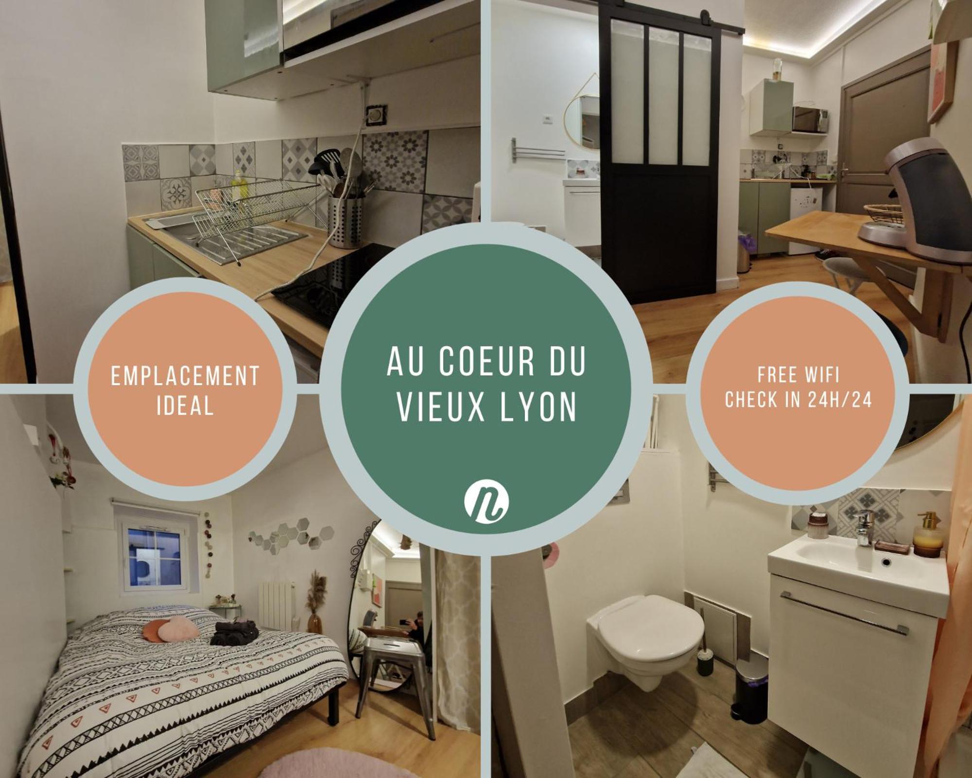 Apartament Studio Cosy - Coeur Du Vieux Lyon Zewnętrze zdjęcie